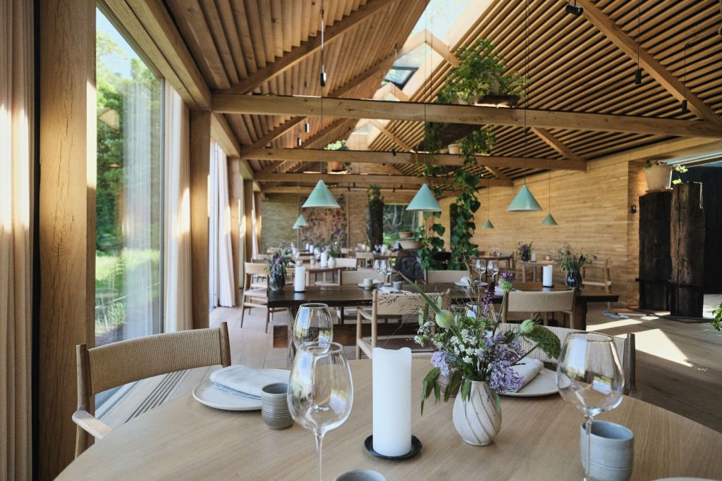 Interior of noma in Copenhagen, Denmark